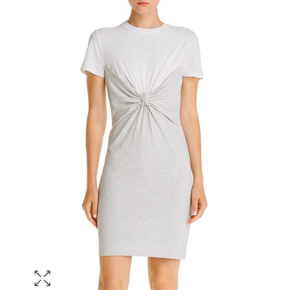 ALEXANDERWANG.T High Twist Combo T-shirt Dress